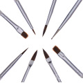 8PCS Zebra Nail Art Dotting Manicure Painting Drawing Polish Brush Pen Tools Nail brush